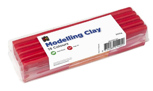 500g Red Colour Modelling Clay